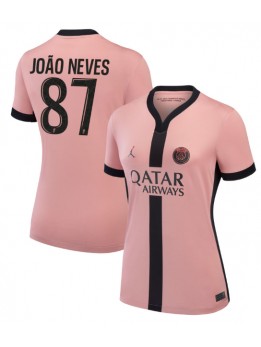 Paris Saint-Germain Joao Neves #87 Replika Tredje Kläder Dam 2024-25 Kortärmad